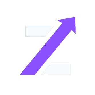 Zenascale logo A Z with an arrow pointing at 45 degrees upwards.